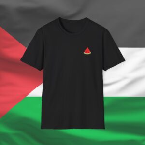 Palestine Watermelon Shirt | Pocket Logo | Unisex | Free Palestine