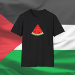 Palestine Watermelon Shirt | Full-Size Logo | Unisex | Free Palestine